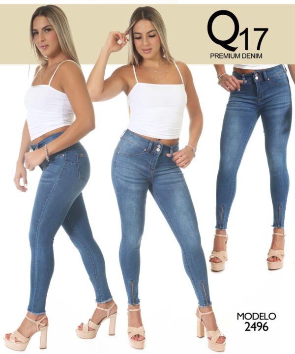 Pantalón de mujer de mezclilla - modelo 2496 y marca Q17