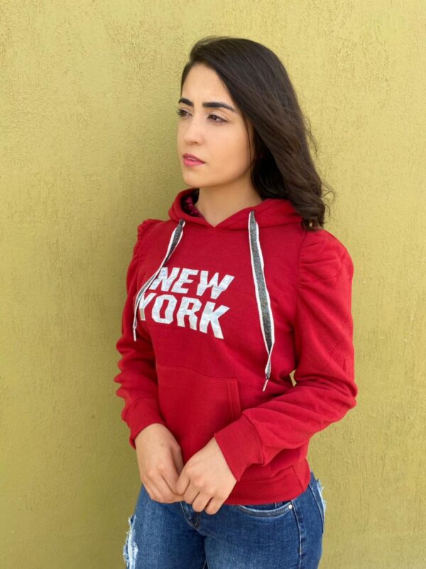 Sudadera New York 1051 roja